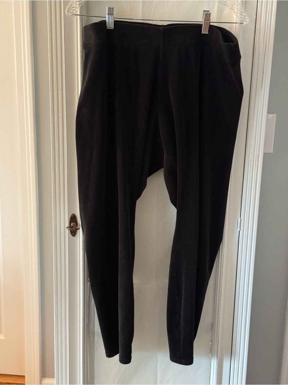 J. Jill Black Velour Leggings Size 3X